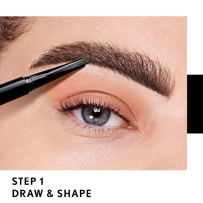 COVERGIRL - Easy Breezy Brow Draw & Fill, easy shaping & defining your brows, retractable pencil, sets in place, 100% Cruelty-Free