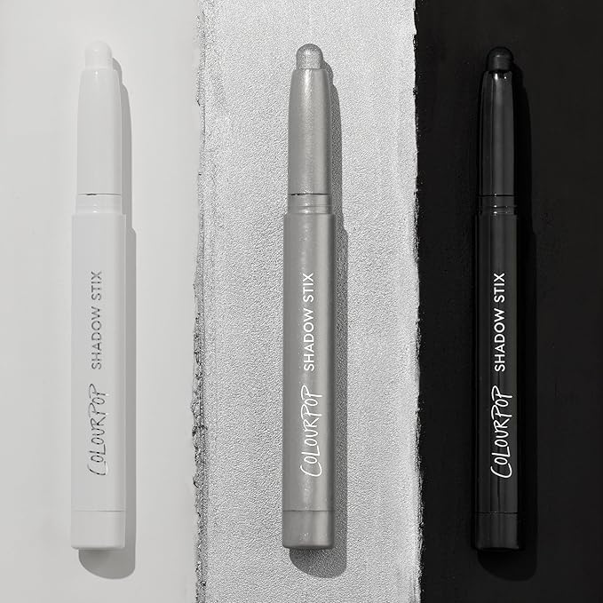 ColourPop Shadow Stix - Cream Eyeshadow Stick with Long-Lasting Color - Multi-Use Cream Makeup with a Built-In Sharpener & Precise Tip for Easy Application - Midnight Hour (0.05 oz)