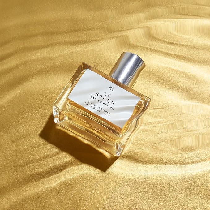 Le Monde Gourmand Le Beach Eau de Parfum Spray Perfume for Women, Coconut Water, Jasmine & Vanilla Bean Beach Scent, Vegan & Cruelty Free, 1 fl oz (30 ml)