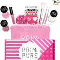 Prim and Pure Kids Makeup Gift Set - Stencil, Makeup Eyeshadow Bioglitter Lip Gloss and Cosmetic Bag Mirror Makeup Brush Accessories (Unicorn Pink)