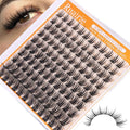 Lash Clusters Wispy Lashes Clusters Volume Manga Eyelash Clusters Natural Cluster Eyelashes Extensions DIY 10-16mm 120pcs Lash Extension C Curly False Lash Clusters with Thin Band by Ruairie