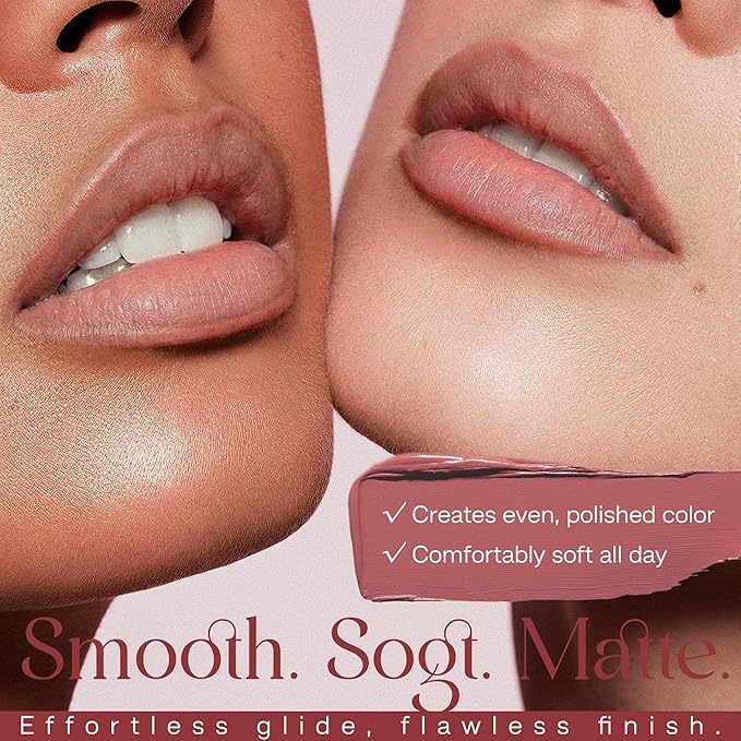 CALAILIS Lip Liner, Long Lasting Liquid Lip Liner Pencil, Waterproof and Smudge-proof Matte Semi Permanent lipliner Stain, Seamless Make Up with All-Day Color (#31 Nude Whisper)
