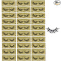 FARRED Wholesale Fluffy Dramatic Bulk Lashes 30 Pairs Pack Individual Box 10-18mm Volume Faux Mink Eyelash Thick 8D Fake Lash Short Natural Look Eyelashes (F09-30 pairs)