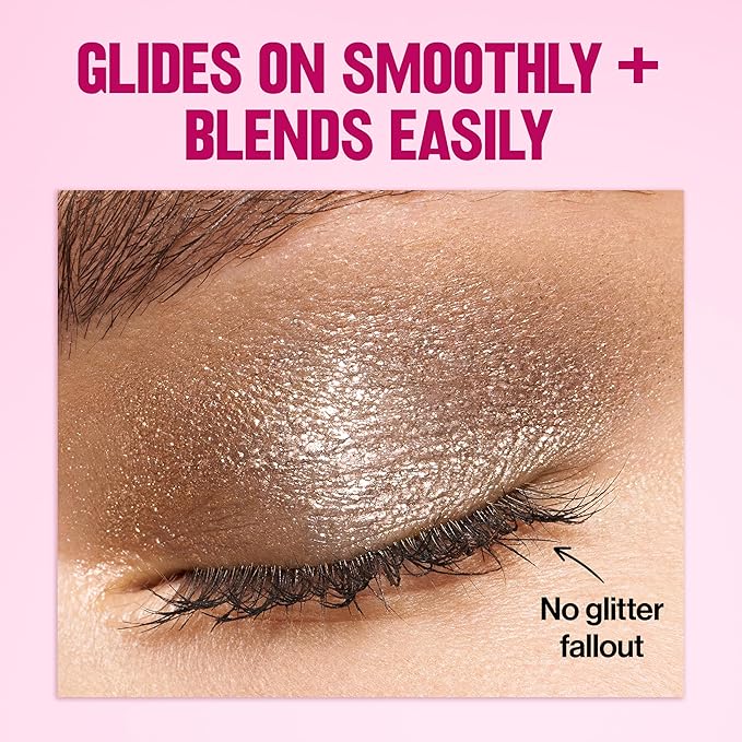 REVLON Glimmer Liquid Shadow, Smudge-Proof Shimmer Eyeshadow Makeup, Long Lasting, High Pigment, 201 On Cloud Shine