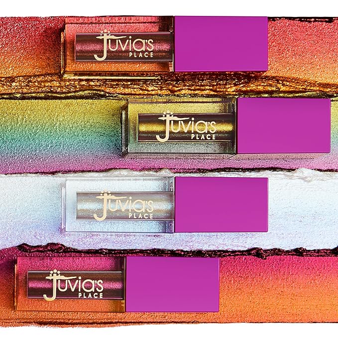 Juvia's Place Duochrome Liquid Eyeshadow, AfroChella, Iridescent Pink to Yellow, 2ml, Day, Night, Long Lasting, Cruelty Free, Vegan