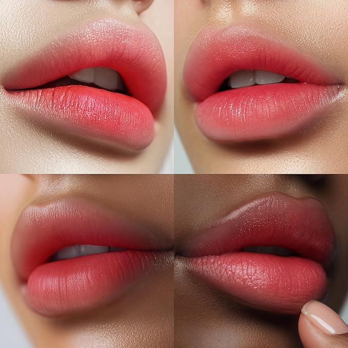 Espoir Couture Lip Tint Fitting Blur #1 Hypey Red | Smudge-Proof Fixing Lip Stain, Soft & Creamy Texture without Flaking, Lightweight and Comfortable Matte Finish, Korean Makeup, Vegan, 0.14 oz