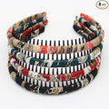 JOBAND boho hair band headbands for women/Girls teeth Comb Hair Accessories Non-slip hairband Resin hair hoop (4 PCS)