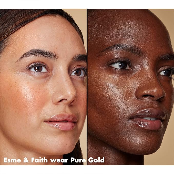 e.l.f. SKIN Bronzing Drops Mini, Liquid Face Tinted Serum with Vitamin E & Sunflower Oil, Vegan & Cruelty-Free, Fair Gold