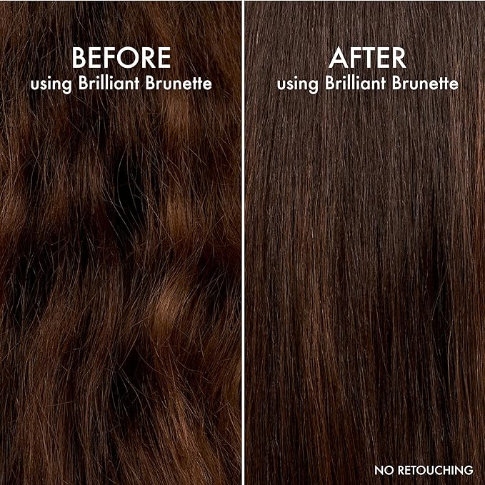 John Frieda Brilliant Brunette Color Vibrancy Shampoo, Brunette Shampoo, 8.45 Fl Oz, Pack of 2