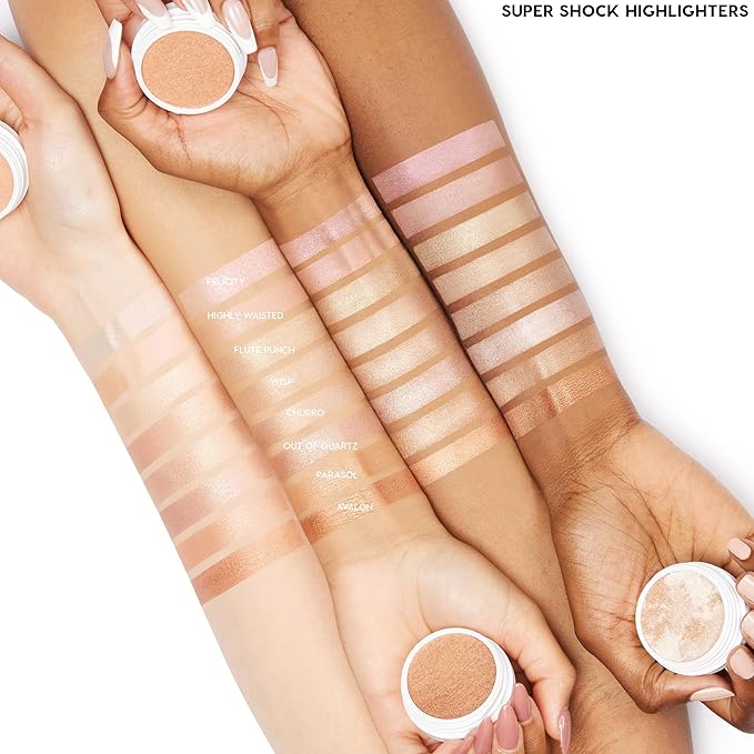 ColourPop Super Shock Highlighter Makeup - High-Pigment, Crème-Powder Face Makeup - Buildable & Blendable Formula with a Unique Bouncy Texture - Felicity (0.15 oz)
