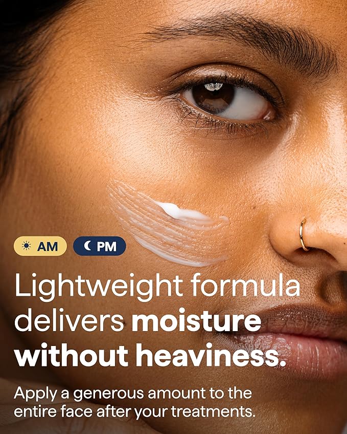Remedy for Light Moisture | Barrier Repairing Hydrating Lightweight Gel Moisturizer Water Cream for Normal to Oily Skin | By Dermatologist Dr. Shah, 1.7 fl. Oz