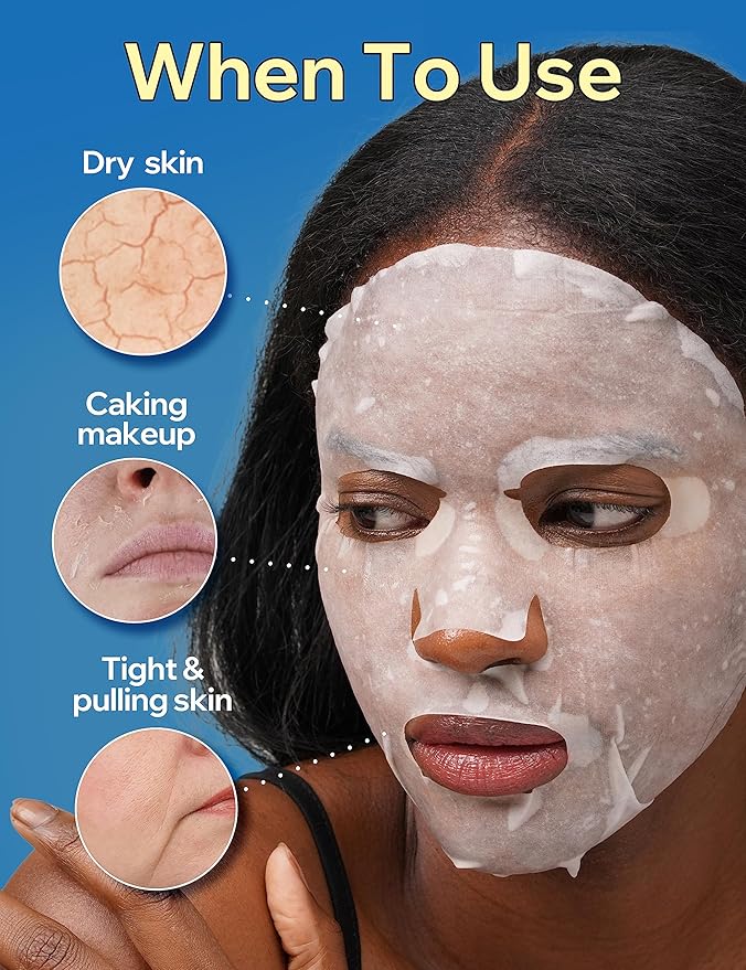 BANOBAGI Vita Genic Jelly Hydrating Face Masks Beauty w/Essence & 11 Vitamin Complex | Korean Face Mask Skin Care Sheet | Moisturizing Face Mask Facial Care for Dull & Dry Skin (1.8 fl oz, 10 Sheets)