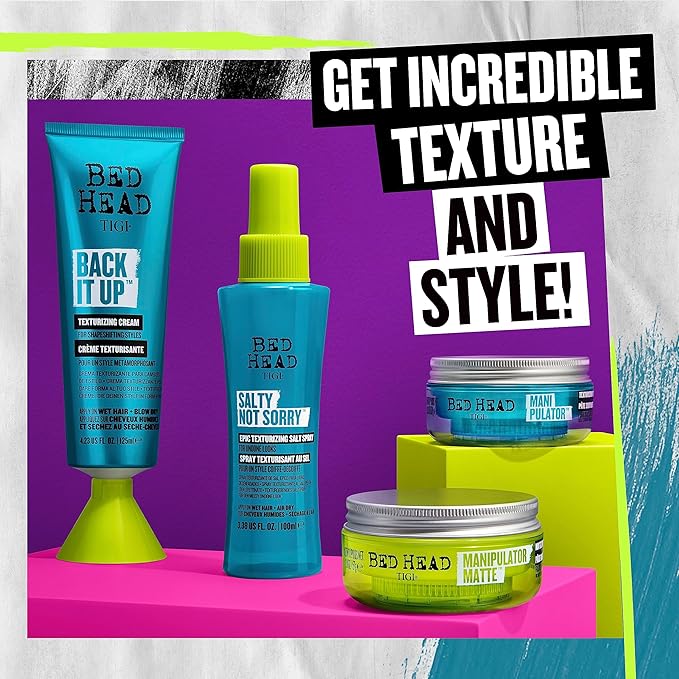 TIGI Bed Head Manipulator Matte Hair Wax,Strong Hold Sculpting and Styling Paste for Short to Medium Hair,2.01 oz,(Pack of 2)