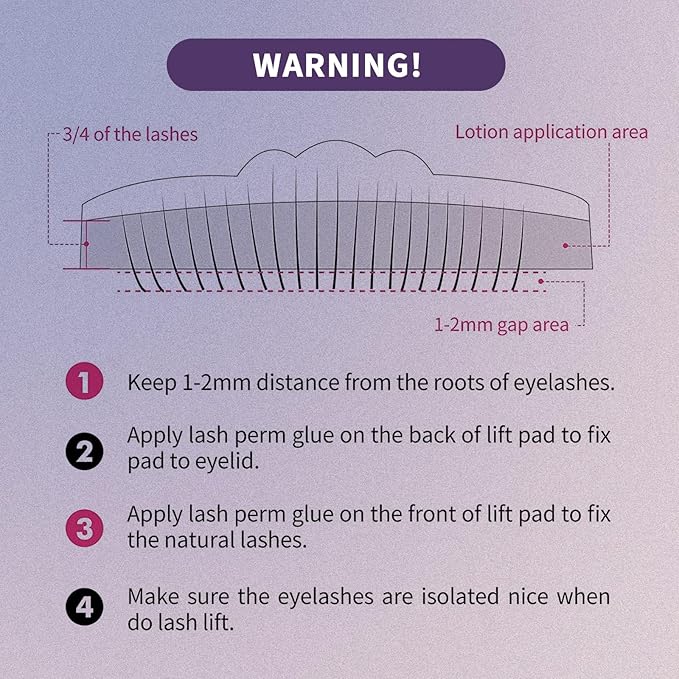 Libeauty Lash Lift Kit & Brow Lamination, Korean Made Eyelash Perming Lotion for Home Salon, Professional DIY Curling Starter Set with Strong Glue & Individual Sachets, 20 Pcs