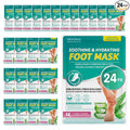 Innerest Original Derma Beauty 24 pairs Moisturizing Foot Mask Foot Spa Foot care (Aloe)