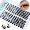 Wispy Lash Clusters Natural DIY Lash Extension Manga Spiky Cluster Eyelash Extension CD-curly Eyelash Clusters 10-16MM Individual Lashes Cat Eye Look by Newcally