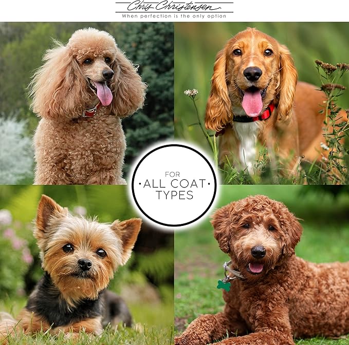 Chris Christensen Silk Spirits Liquid Protein, Smooth and Silky, Eliminate Frizz, Glossy Shine, Black Statis, Dog Conditioner, Groom Like a Professional, 8 oz