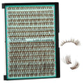 Brown Lash Clusters 176 Pcs Wispy Eyelash Extensions Natural Individual Lashes C Curl Dark Brown Cluster Lashes Beginner Friendly DIY Eyelashes Cluster at Home for Everyday Wear(Halos,8-16mm)