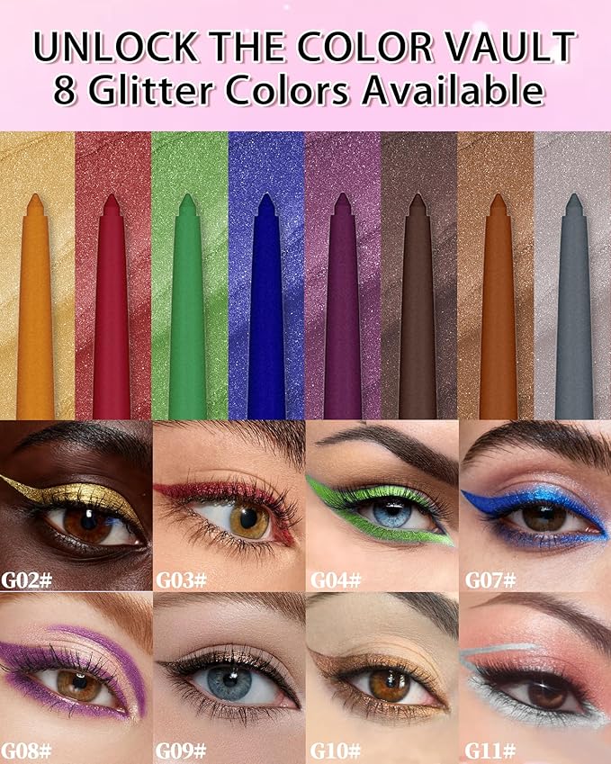 Black Gel Eyeliner for Older Women,Gel Eye Liner Pencil Waterproof Smudgeproof,Matte Cream Eyeliner Waterline with Sharpener Retractable Eyebrow Liner Makeup Pen Mature Women Sensitive Eye 1 Pc