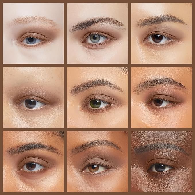 Erinde Single Brown Matte Eyeshadow Palette, High Pigment, Long Lasting, Intense Color, Neutral Nudes Naked Matte Pressed Powder Eye Shadow Palette