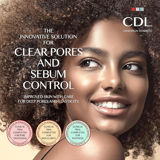 CANDORLOV Bubble Face Mask, Peptide Exfoliation, Deep Cleansing, Pore Tightening & Sebum Control for Blackheads, Enlarged Pores, Hydrating, No Irritation, Korean Glass Skin Care, 3.52 oz