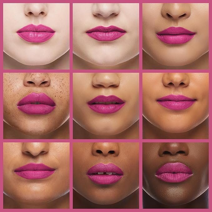 Revlon Super Lustrous Lipstick, Creamy Formula For Soft, Fuller-Looking Lips, Moisturized Feel, Fuchsia Shock (815), 0.15 oz