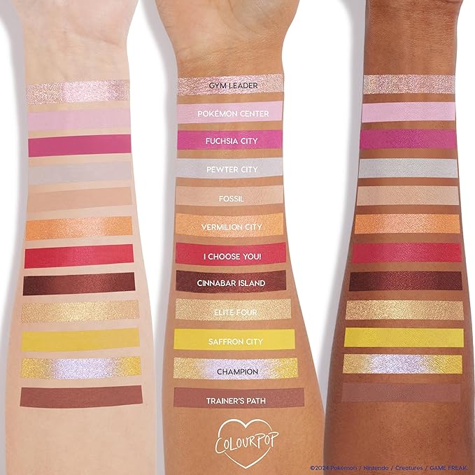 ColourPop x Pokémon Pallet Town Eyeshadow Palette