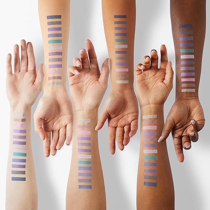 Rimmel London Magnif'Eyes Eyeshadow Palette, 12 Shades, Blendable Formula, Versatile, 008, Electric Violet, 0.5oz