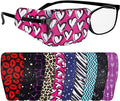 Sosation 10 Pcs Eye Patches for Adult Left Right Eye, Eyepatch for Glasses, Mixed Styles