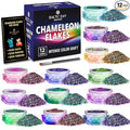BALTIC DAY - Chameleon Flakes - Chameleon Flakes for Resin - Intense Color Shift Mica Pigment Powder for Resin Molds, Tumblers - Multi Chrome Flakes Pigment for Paint, Nail Art, Eyeshadow