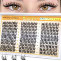 Manga Lash Clusters Wispy Eyelash Clusters Natural 180pcs Individual Lashes Spiky Lashes Clusters C Curly Cluster Eyelash Extensions 11-13mm DIY at Home Eyelashes Clusters by Ruairie