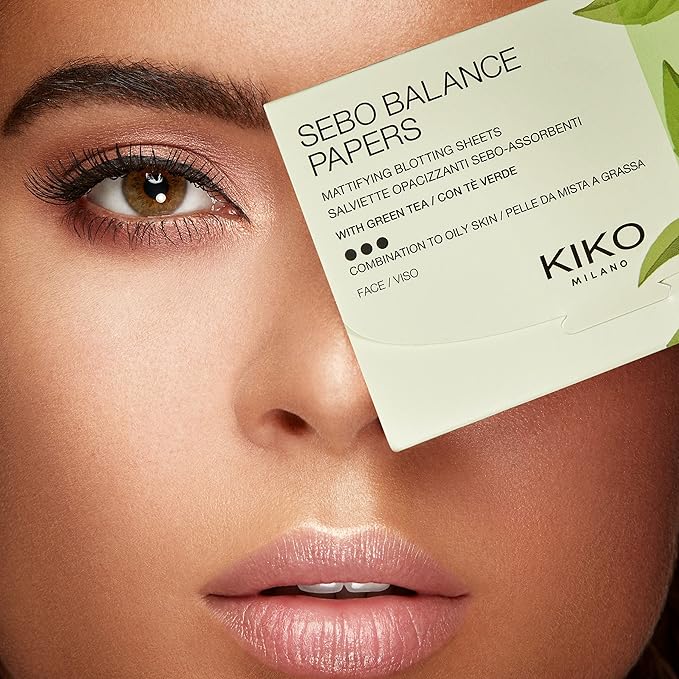 KIKO Milano Sebo Balance Face Wipes | Matte-Finish Wipes