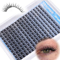 Lash Clusters Wispy Wet Cluster Eyelash Extensions 9-10-11-12MM Mascara Touch Lash Extensions C-Curly Natural Yet Noticeable Cluster Lashes For Clean Baddie Vibe by Mavphnee