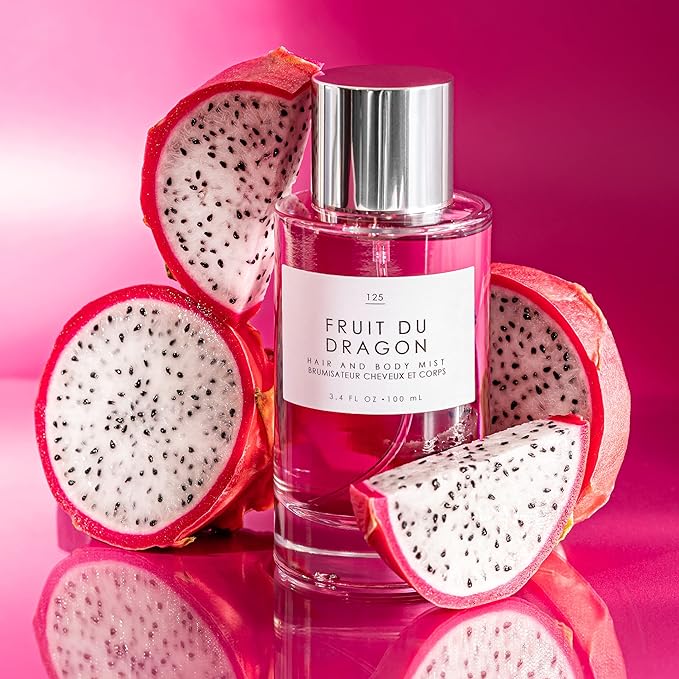 Le Monde Gourmand Fruit du Dragon Hair & Body Mist for Women, Hair Perfume & Body Spray, Dragonfruit Coconut Water Tropical Fruits Scent, Vegan & Cruelty Free, 3.4 fl oz (100 ml)