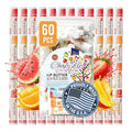 CHAP-LIP Original Lip Balm Hydrating Bulk Chap Stick with Fruit Flavors, Coconut Oil, and Cocoa Butter - Christmas Gift Stocking Stuffers Lip Therapy Pack for Men and Women - Made in the USA, 60 Pack