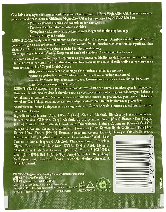 Palmer's Olive Oil Formula Deep Conditioner Packet, 2.1 Ounce (Pack of 5)