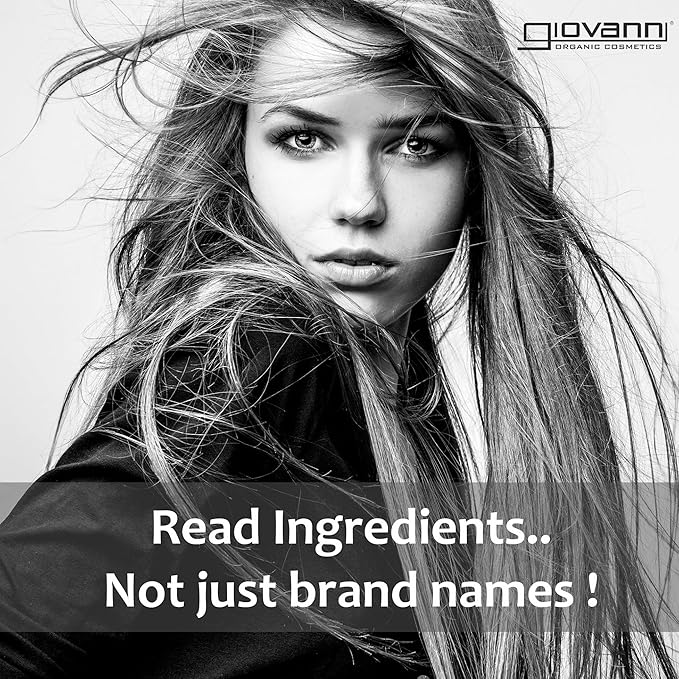 GIOVANNI 2chic Ultra-Sleek Shampoo, 8.5 oz. - Brazilian Phyto-Keratin & Moroccan Argan Oil, Anti-Frizz Formula, Coconut, Shea Butter, Pro-Vitamin B5, Color Safe, Paraben Free
