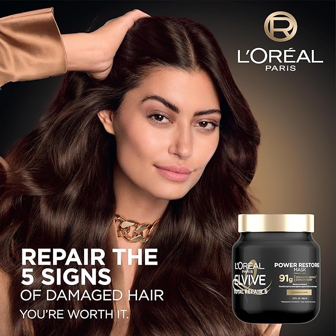 L'Oreal Paris Elvive TR5 Power Restore Multi Use Treatment (Packaging May Vary),(Pack of 6)