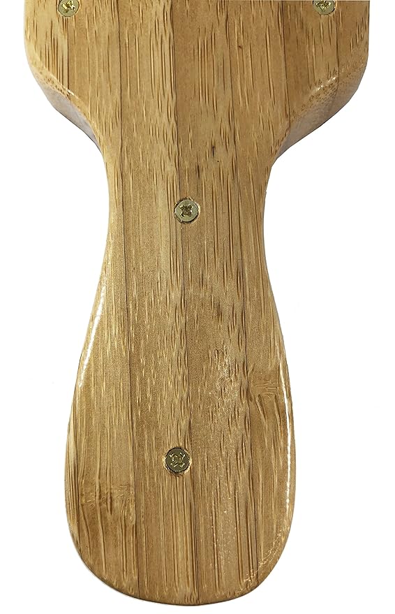 Bass Brushes 100% Wild Boar Bristle Classic Men's Club Style Hair Brush, with 100% Pure Bamboo Handle, Shines, Conditions, and Polishes. Model #153