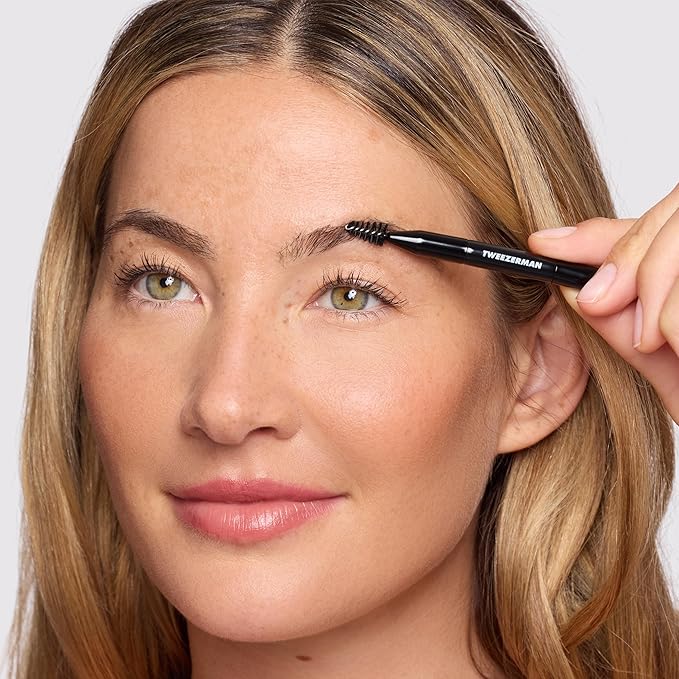 Tweezerman Pink & Black Mini Brow Rescue Kit