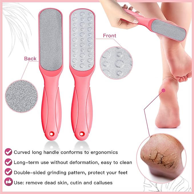 LUCOTIYA Pedicure Kit Foot Spa Soak Set Callus/Cuticle Remover File, Dead Skin Urea Cream for Feet Aloe Lavender Pedicure Supplies for Dry Cracked Feet for Women Men ﻿