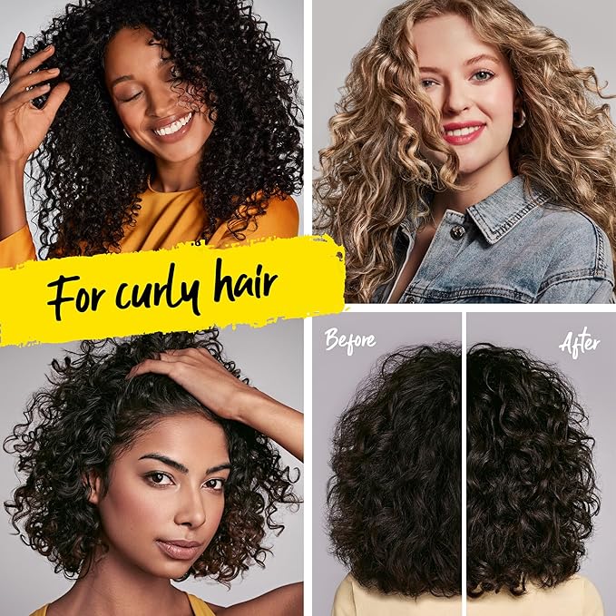 Marc Anthony Curly Hair Shampoo,Strictly Curls-3x Moisture For Curl Defining&Curl Enhancing-Shea Butter,Marula Oil,Aloe Vera&Coconut Cream-Sulfate Free-&Color Safe For Dry Damaged Hair,(Pack of 2)