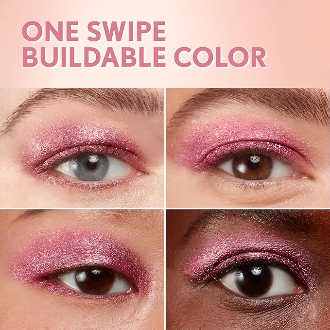 Covergirl Exhibitionist by Kelsea Ballerini Liquid Glitter Eyeshadow, Highly Pigmented, Glittery Finish, Long-Wearing, Forever 5, 0.13oz