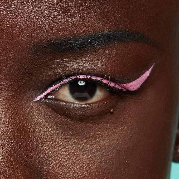 NYX PROFESSIONAL MAKEUP Vivid Brights Liquid Liner, Smear-Resistant Eyeliner with Precise Tip - Sneaky Pink (Pack of 2)