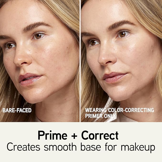 Physicians Formula Mineral Wear Diamond Perfector, 3-in-1 Gel-to-Serum Formula with Diamond Dust Mineral Powder, Corrects, & Brightens, Vegan, Cruelty Free, & Talc-Free - Color Correcting Primer