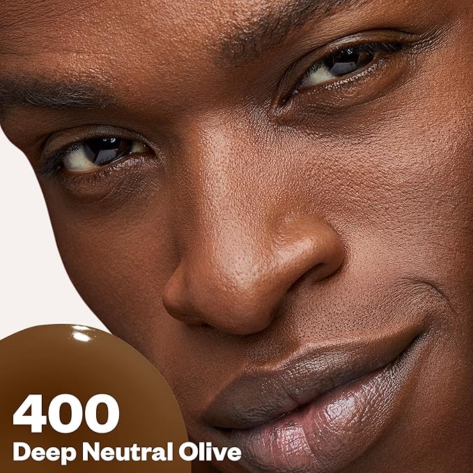Kosas Revealer Liquid Foundation SPF 25 – Medium Buildable Coverage, Hydrating Natural Glow Finish, Deep Neutral Olive 400