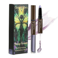 2-in-1 Eye Shadow & Liquid Eyeshadow, Waterproof Cream Eye Makeup Crayon Long Lasting Shimmer Glitter Gold Eye Brightener for Mature Women(03 LILAC)