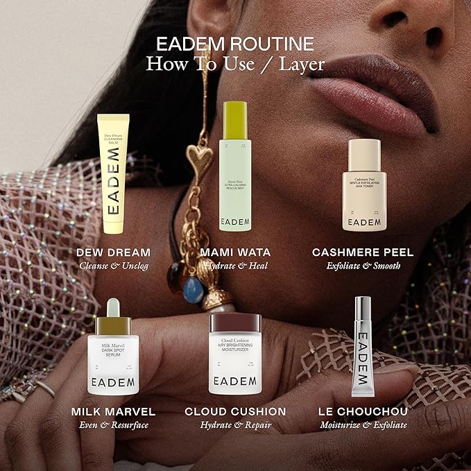 EADEM Mami-Wata Ultra Calming Rescue Mist, Face Mist Hydrating Spray, Hydrating Facial Spray, Barrier Repair Serum, Skin Barrier Serums, Makeup Refresher, 100 ml