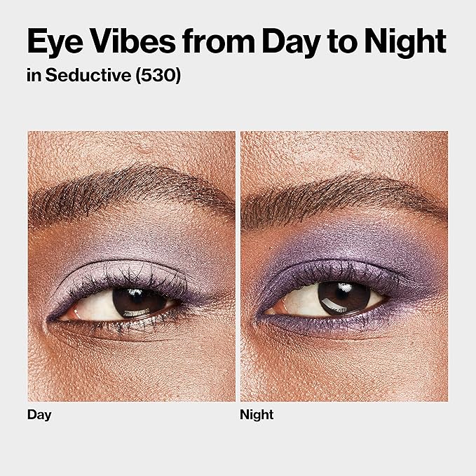 Revlon ColorStay Day to Night Eyeshadow Quad, Longwear Shadow Palette with Transitional Shades and Buttery Soft Feel, Crease & Smudge Proof, 530 Seductive, 0.16 Oz