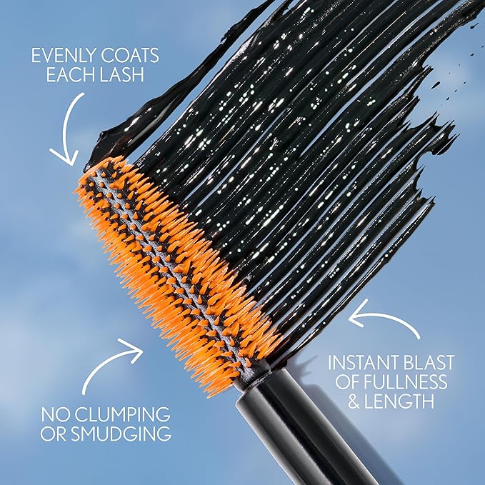 COVERGIRL Lash Blast Volume Mascara, Long-Wearing, Smudge-Proof, Cruelty Free - Black (Pack of 2)